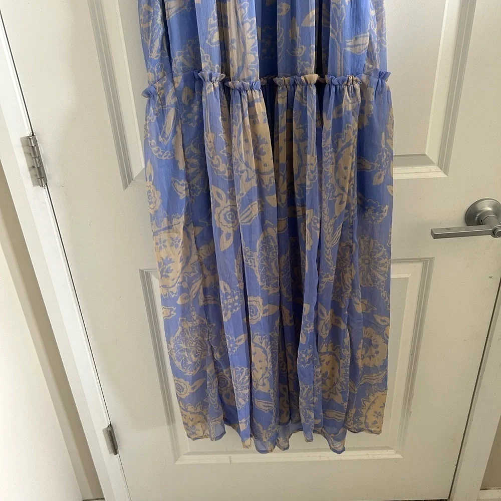 NWOT Free People Julianna Tiered Maxi